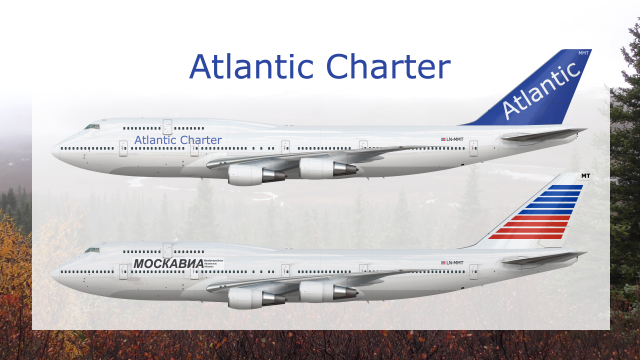 Atlantic Charter & MoscAvia | Boeing 747-300
