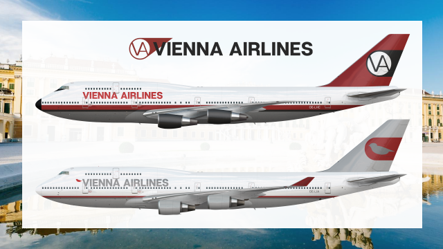 Vienna Airlines 747s | 1990
