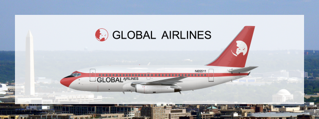 Global Airlines 737-200 | 1980