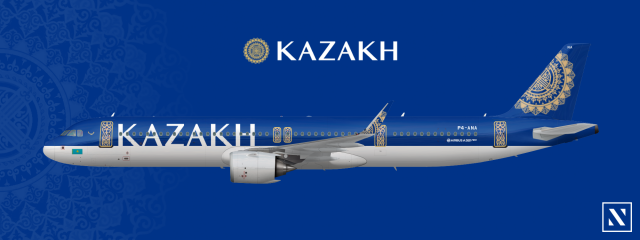 Kazakh Airways A321LR | P4-ANA