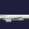 Pancontinental Airlines livery 1986-1994 | Boeing 757-200