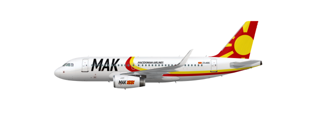 MAK Macedonian Airbus A319