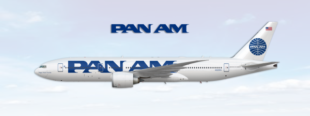 Boeing 777-200LR Pan Am N320PA "Clipper World Traveller"