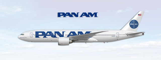 お歳暮ならオンライン Boeing 777-200LR Pan Am N320PA  クラブ