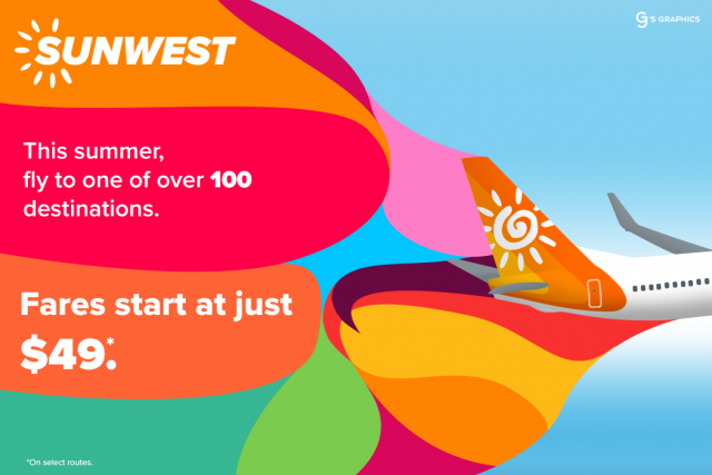 SunWest #GetFunked Campaign summer ad SunWest #GetFunked Campaign summer ad