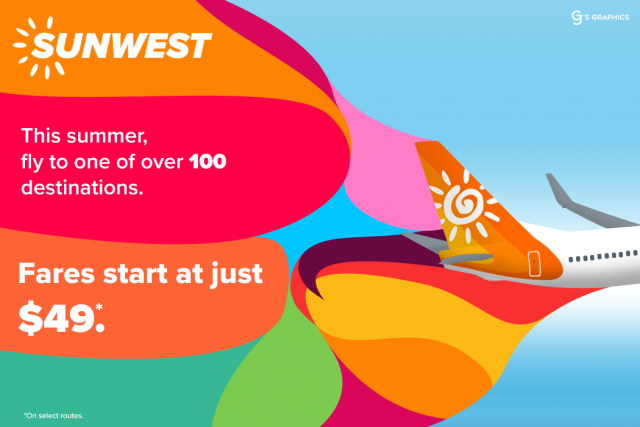 SunWest #GetFunked Campaign summer ad