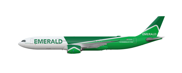 Emerald A330 900neo inverted livery