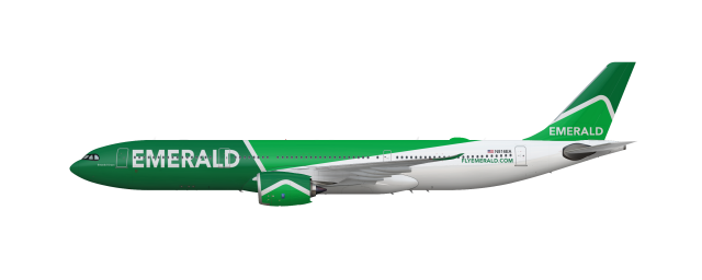 Emerald A330 900neo STRAIGHT LINES LIVERY