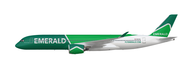 Emerald A350 900 DARKER GREEN