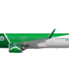 Emerald A321neo STRAIGHT LINES LIVERY