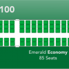 Emerald A220 100 seatmap