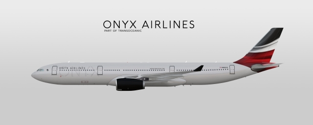 Onyx Airlines Airbus A330-300 Pre Merger livery