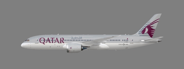 Qatar B787-8 Dreamliner