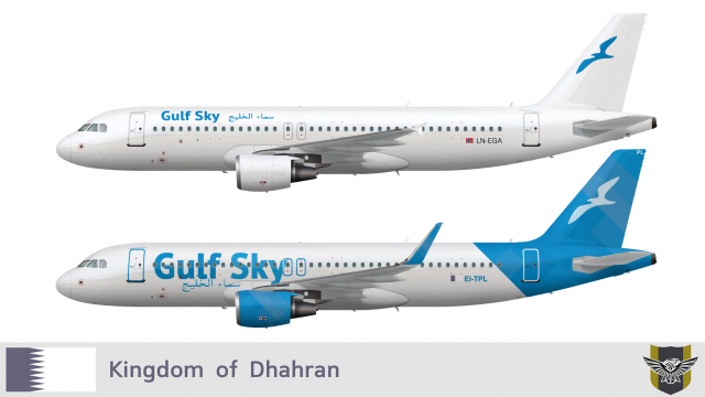 Gulf Sky A320s | 2019-2020