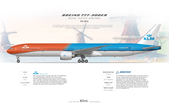 KLM Boeing 777 300ER ''Orange Pride''