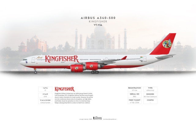 Kingfisher A340 500