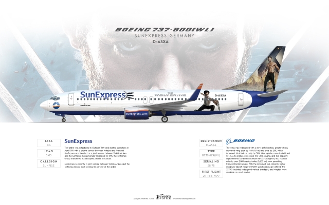 SunExpress Boeing B737 800(WL) ''Wolverine''