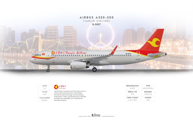 Tianjin Airlines Airbus A320 200