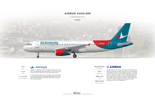 AirArmenia Airbus A320 200