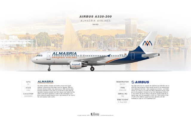 Almasria Airlines Airbus A320 200