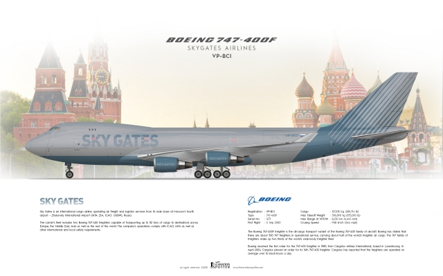 Skygates Boeing B747 400F
