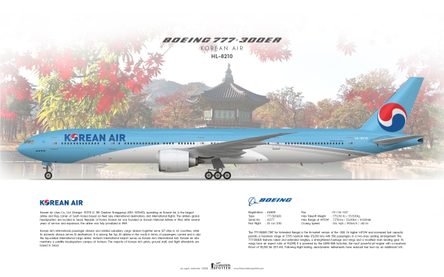 Korean Air Boeing B777 300ER ''Concept Livery''