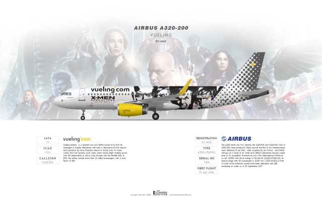 Vueling Airbus A320 200 ''X Men V.02''