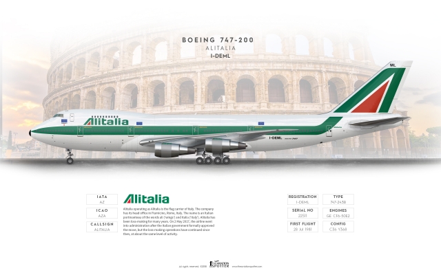 Alitalia B747 200