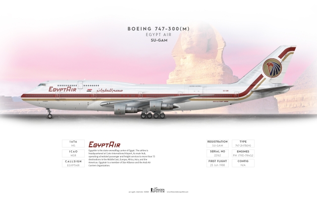 Egypt Air B747 300(M)