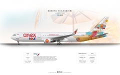 航空機・ヘリコプター 1/200 FINNAIR A350-900 HAPPY HOLIDAYS Finnair Airbus A350-900 OH-LWE Happy Holiday #1 NG Model