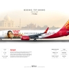 Spicejet Boeing 737-800 ''Sonu Sood''