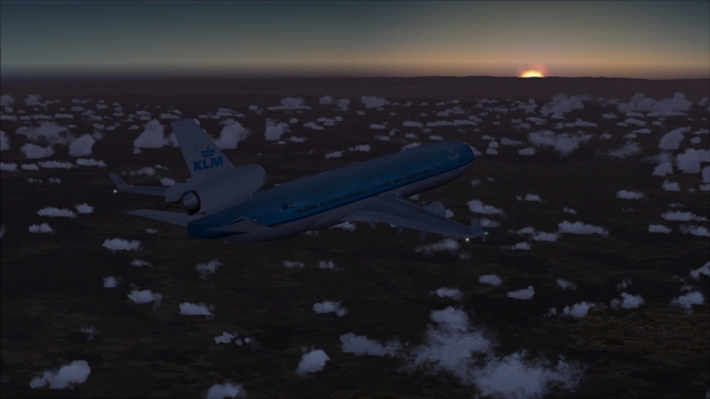 KLM MD 11 Sunrise