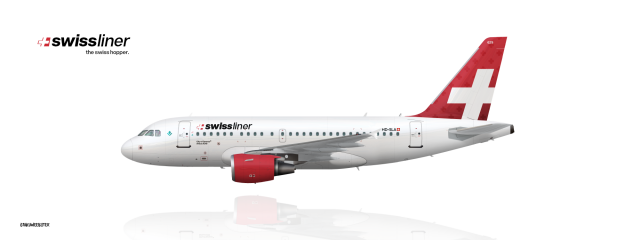 swissliner | Airbus A318 | City of Geneva