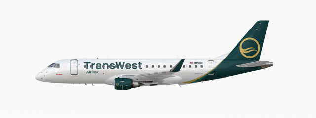 TransWest Airlink | Embraer E175 | 2010-present