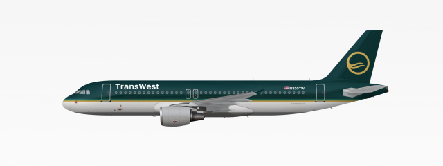 TransWest Airways | Airbus A320 | 1991-present