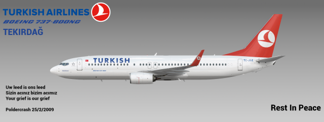 Turkish Airlines Boeing 737-8F2NG - In Memory Of TK 1951