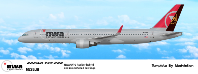 Northwest Airlines Boeing 757-251(WL) Oddball Northwest Airlines Boeing 757-251(WL) Oddball