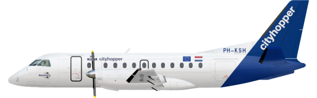 KLM Cityhopper Saab 340B