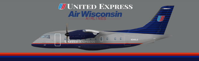United Express (Operated by Air Wisconsin) Dornier Do-328-110