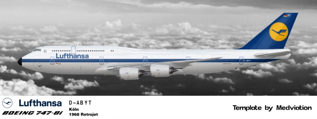 Lufthansa Boeing 747-830i 1968 Retrojet