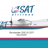 Авиакомпании "SAT - Сахалинские Авиатрассы" (SAT - Sakhalin Airlines) Bombardier DHC-8 Q300