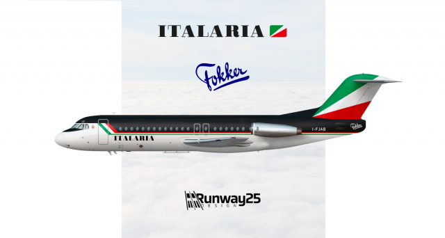Fokker F28 Italaria Fokker F28 Italaria