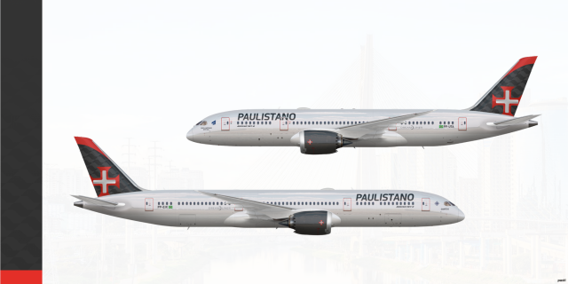 2013-present | Paulistano B787-8 (PP-UTA) and B787-9 (PP-EIX)