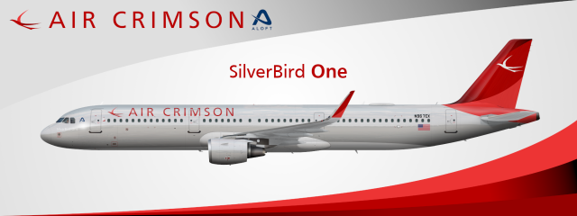 Air Crimson Airbus A321 (SilverBird One)