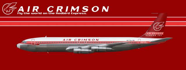 Air Crimson Boeing 707-320B