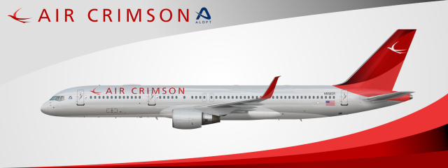 Air Crimson Boeing 757 200 (10-exit Scimitar)