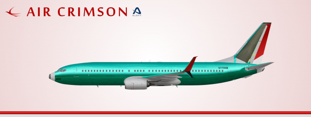 Air Crimson Factory Boeing 737-800