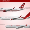 Air Crimson/Skyhawk merger 767-300ER