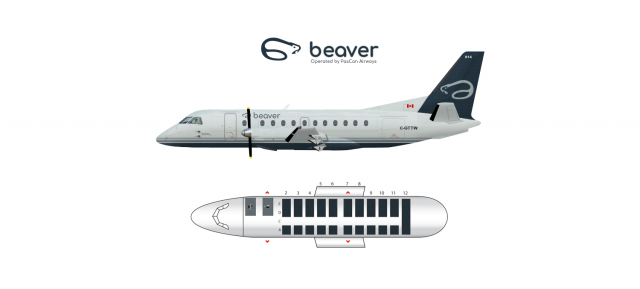 Saab 340 340b Seating Chart