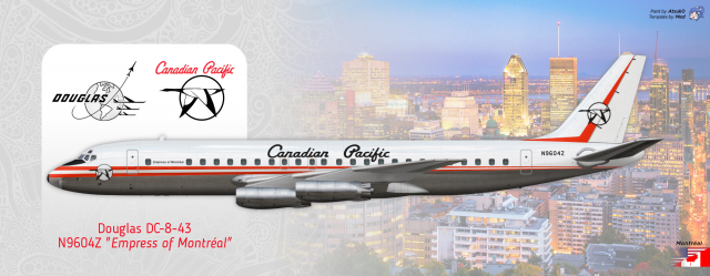 Douglas Aircraft Company (Canadian Pacific Airlines) - Douglas DC-8-43